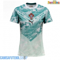 Camisa de time de futebol Portugal Replicas 2º Equipamento Feminina Mundo 2026 Manga Curta